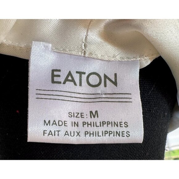 Vintage 80s Eaton's lingerie set, robe & negligee, white, pink floral embroidery - Picture 10 of 10